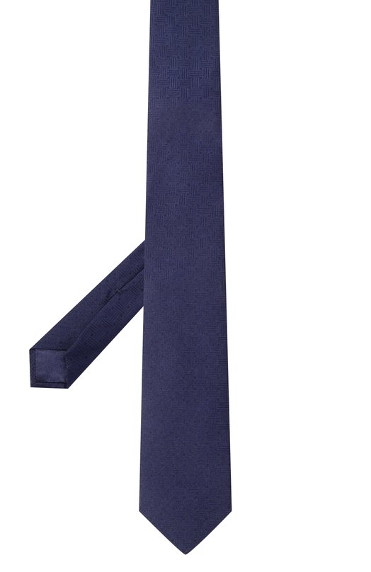 Галстук из шелка и хлопка Zilli CRAV02M0614VNJQ00 Синий  CRAV02M0614VNJQ00 Фото 3