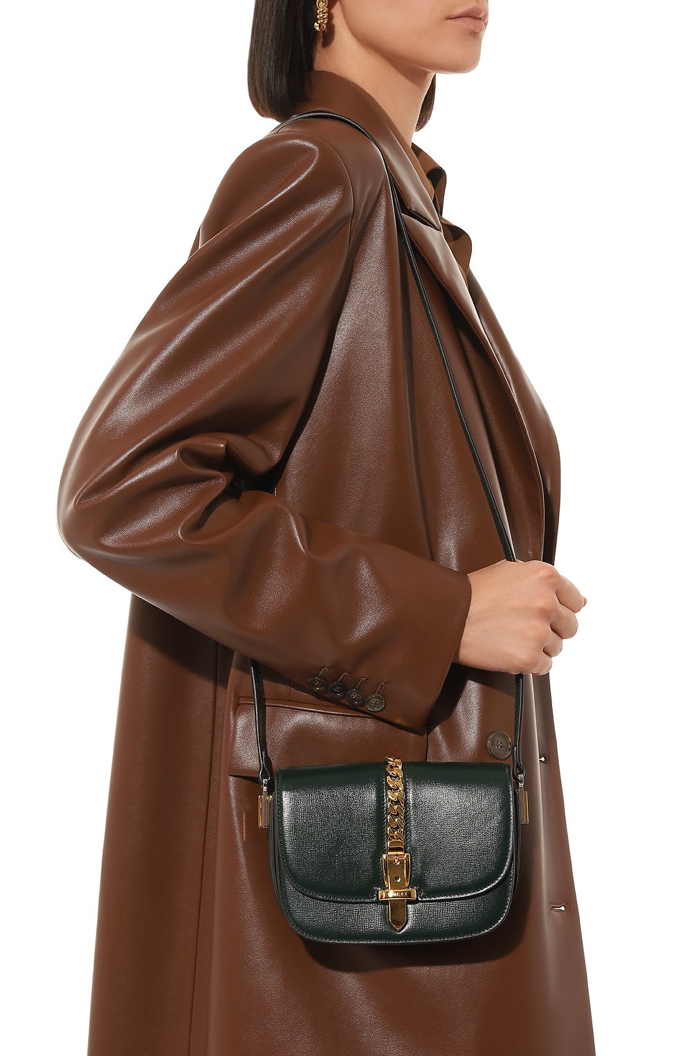 Сумка sylvie 1969 mini GUCCI, арт. 615965 1DB0X, фото 2