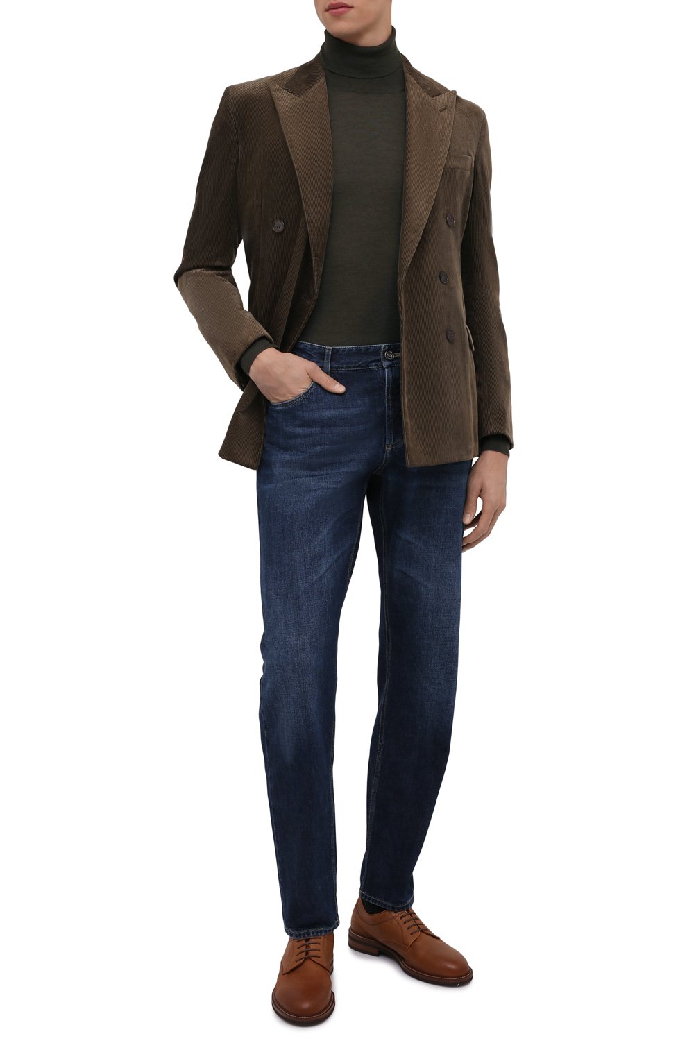 Кожаные дерби BRUNELLO CUCINELLI, арт. MZUCSLK938, фото 2