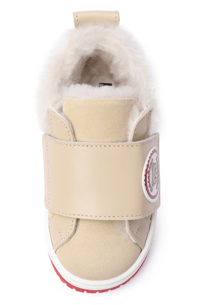 Кожаные кеды MOSCHINO, арт. 84135/VAR4, фото 4