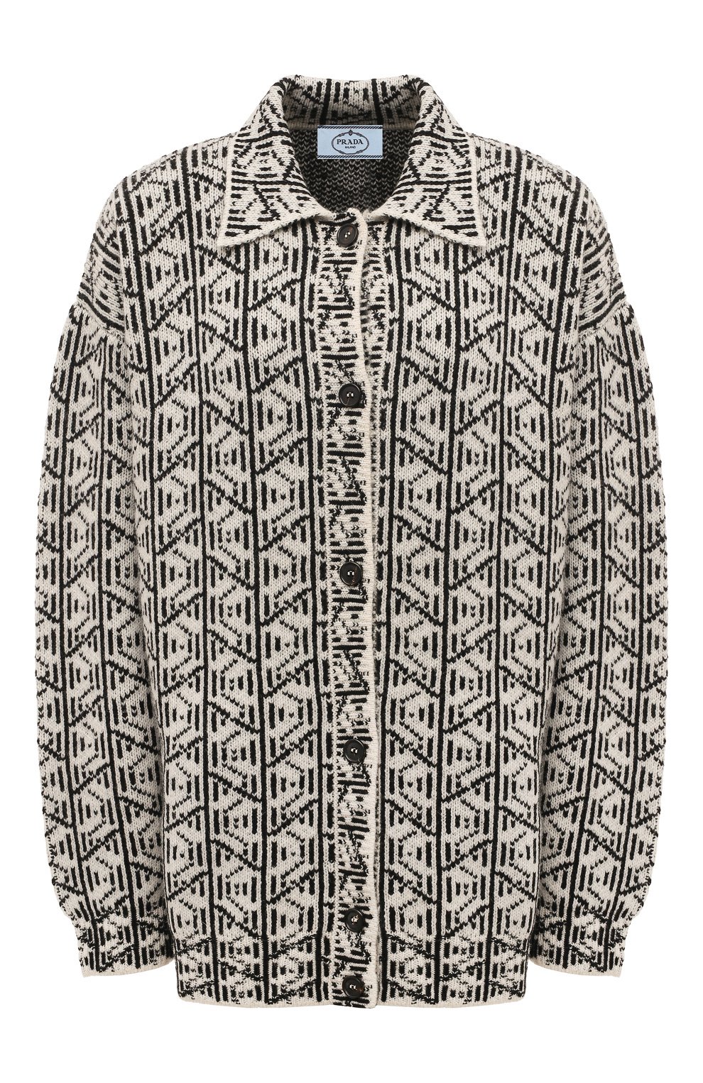 Шерстяной кардиган PRADA, арт. P25I32-1ZGA-F0964-212, фото 1