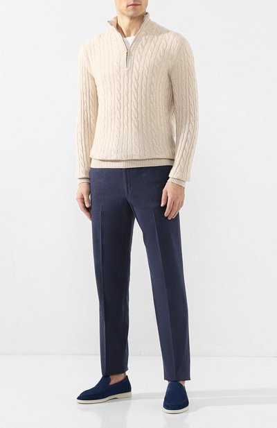 Замшевые лоферы summer walk LORO PIANA, арт. FAE8124, фото 2