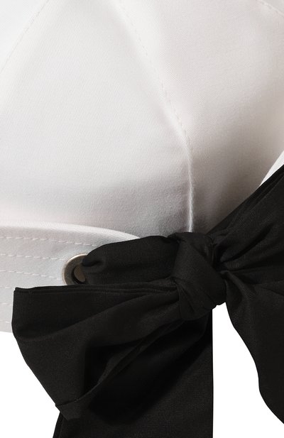 Шляпа из хлопка и шелка VIVETTA белого цвета по цене 21750 руб., арт. V2M/7111/6972, фото 4 Шляпа из хлопка и шелка VIVETTA, арт. V2M/7111/6972, фото 4