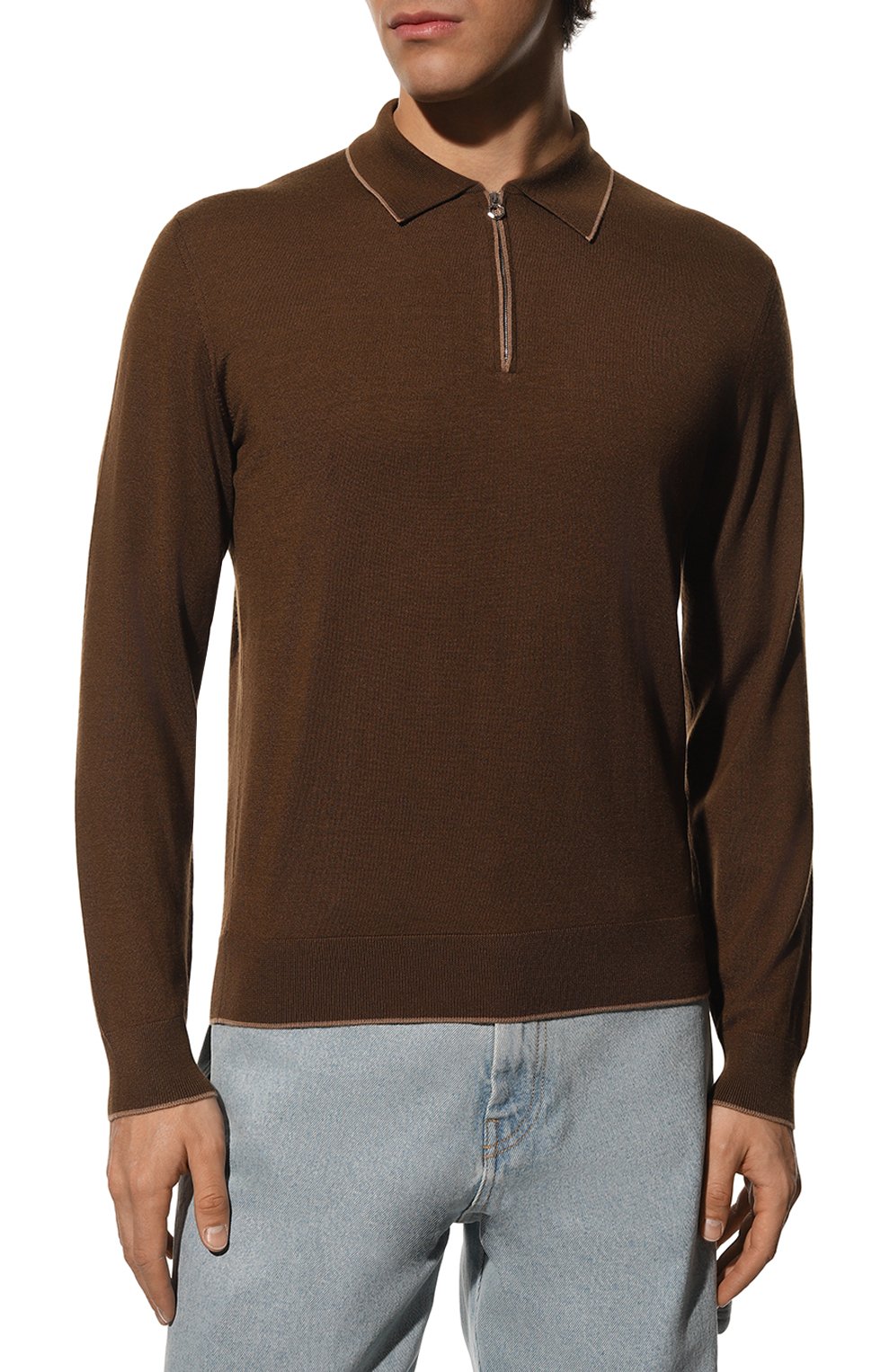 Поло из шерсти и шелка STEFANO RICCI, арт. K606307P30/F22460, фото 3