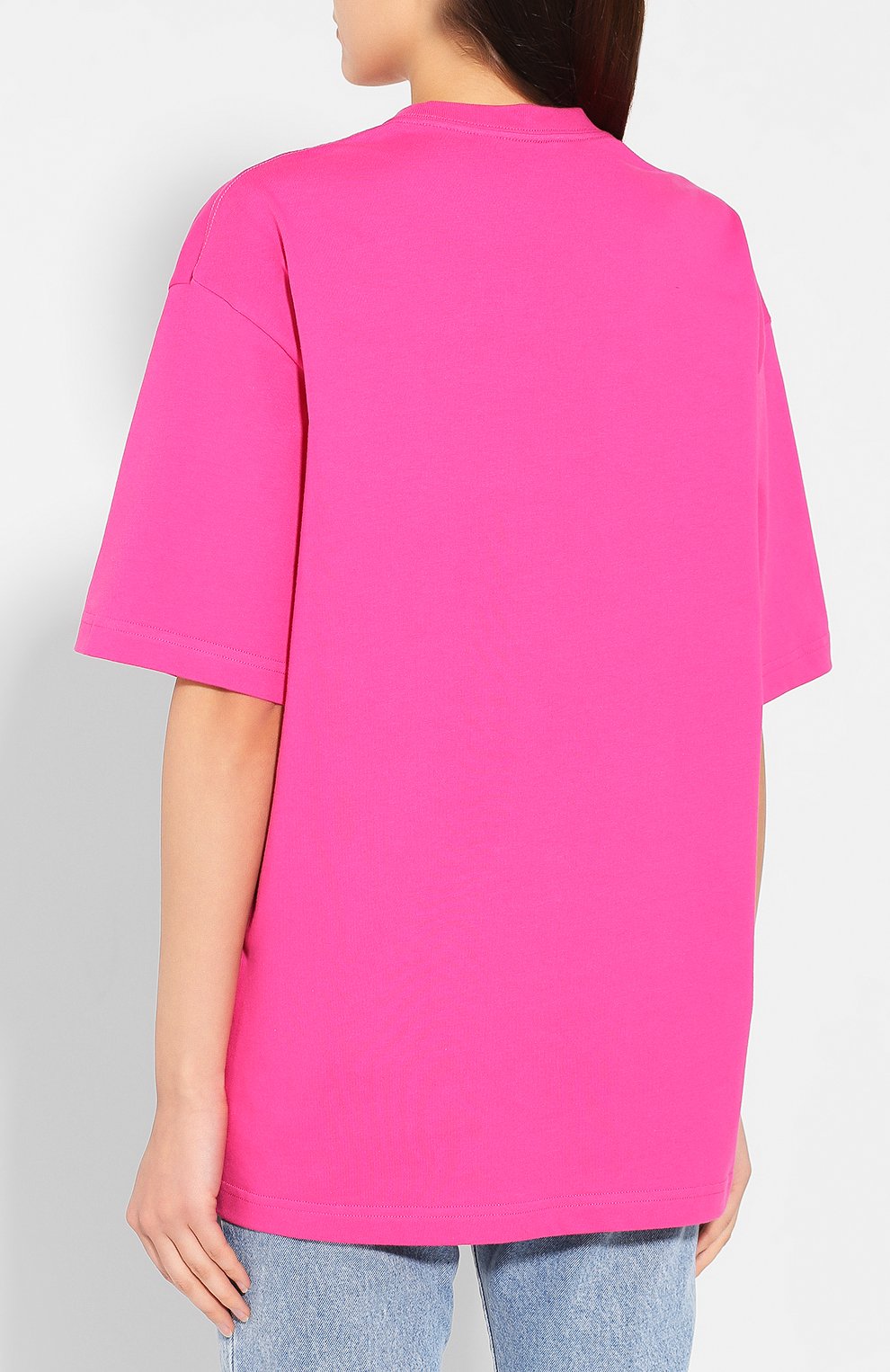 Хлопковая футболка BALENCIAGA, арт. 556104/TBV43, фото 4