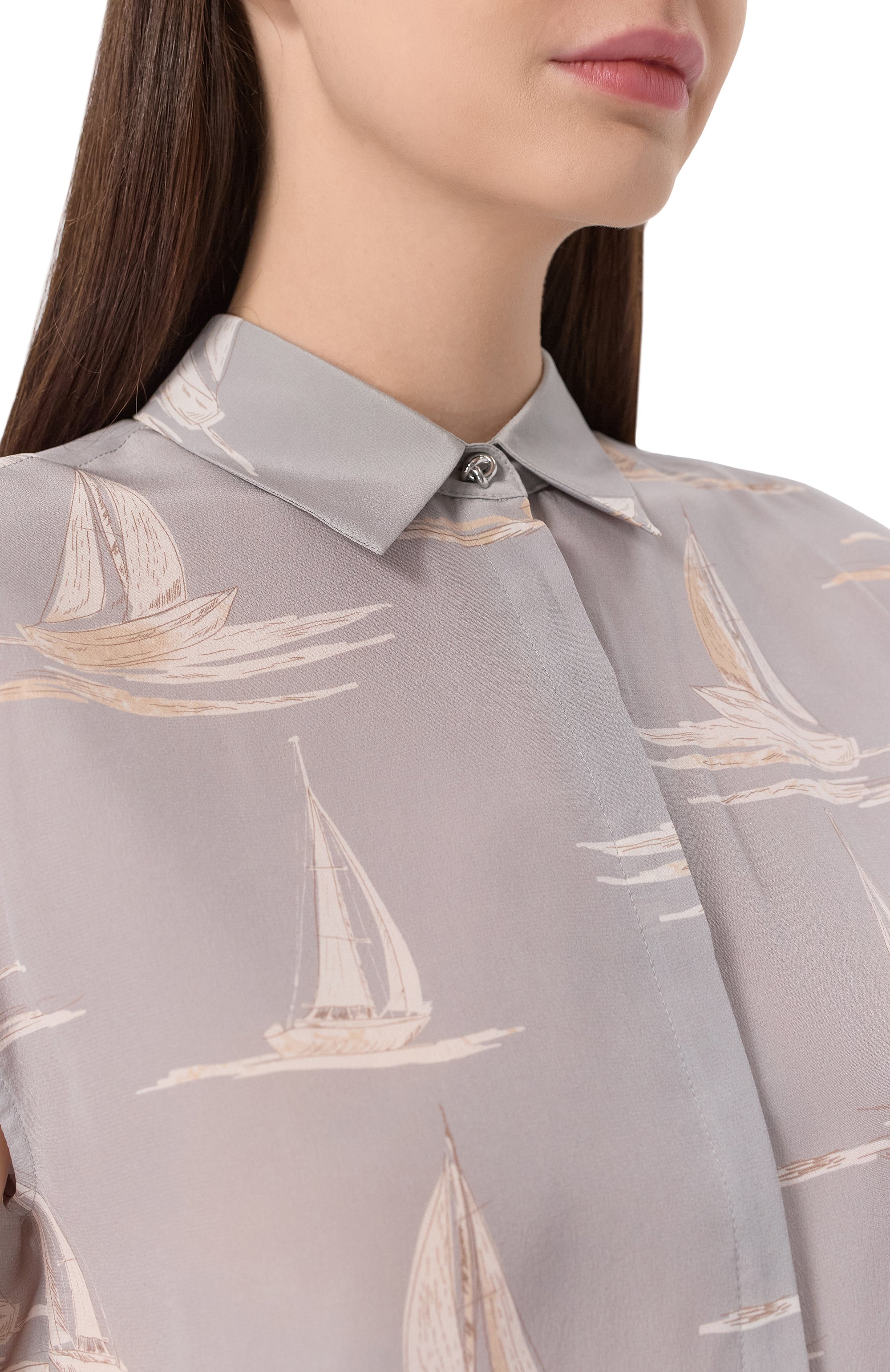 Шелковая блузка MAX MARA STUDIO, арт. GAETANA, фото 5