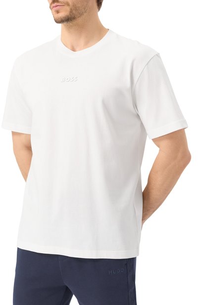 Хлопковая футболка BOSS GREEN, арт. 50519368, фото 3