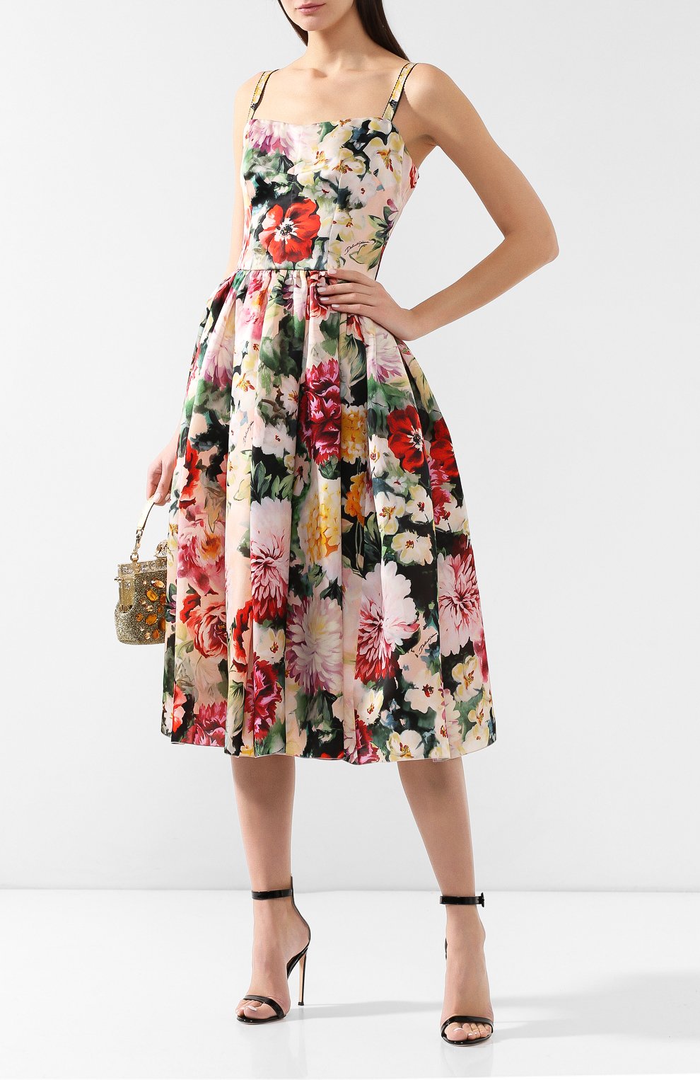 Шелковое платье DOLCE & GABBANA, арт. F67N0T/HS10F, фото 2