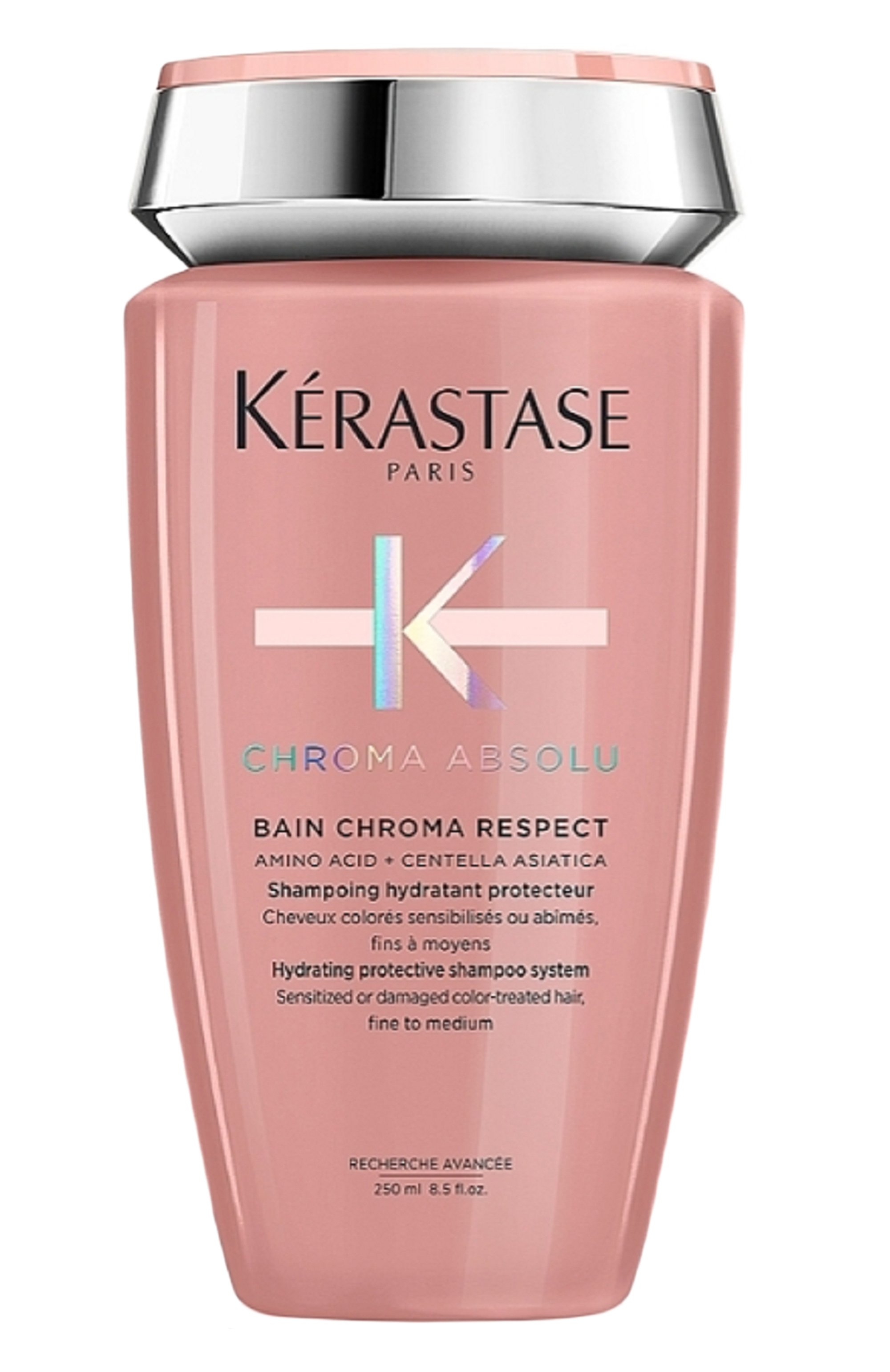 Шампунь для волос chroma respect (250ml) KERASTASE бесцветного цвета по цене 6200 руб., арт. 3474637059248, фото 1 Шампунь для волос chroma respect (250ml) KERASTASE, арт. 3474637059248, фото 1