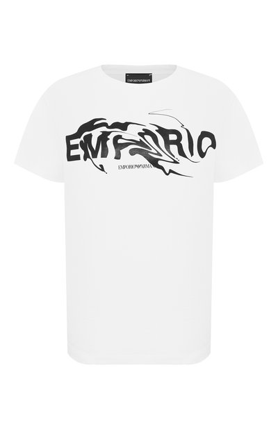 Женская хлопковая футболка EMPORIO ARMANI, арт. 3H2T7G/2J30Z