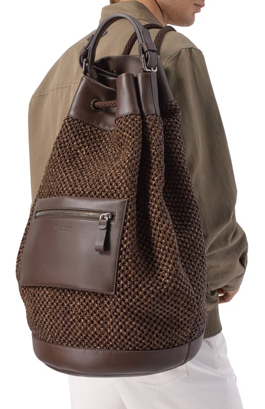 Рюкзак Giorgio Armani GM003464/AF25483 Коричневый  GM003464/AF25483 Фото 2