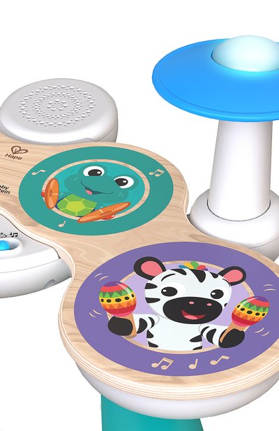 Музыкальная игрушка барабанная установка HAPE разноцветного цвета по цене 10470 руб., арт. 12804_HP, фото 3 Музыкальная игрушка барабанная установка HAPE, арт. 12804_HP, фото 3