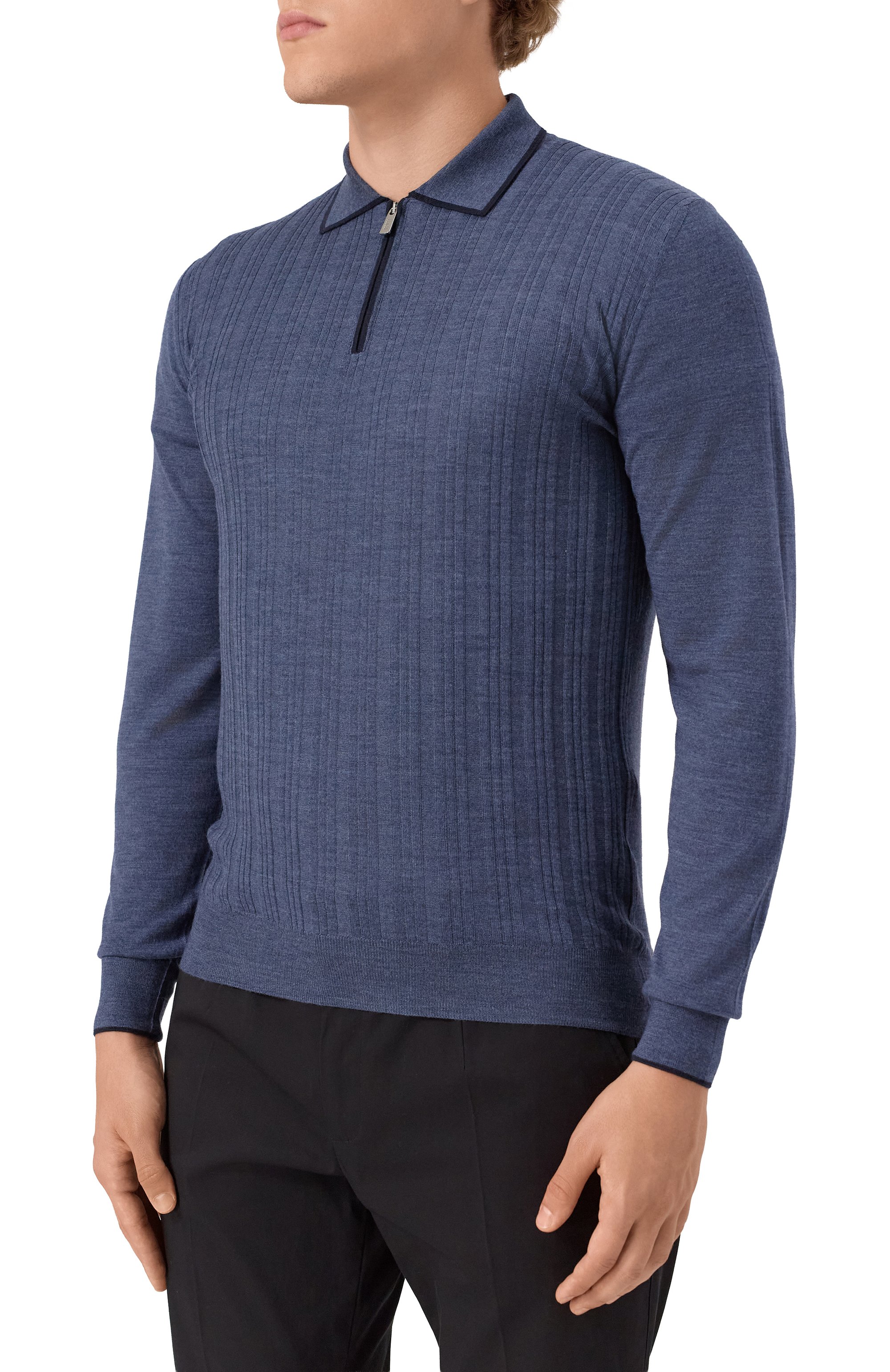 Шерстяное поло FEDELI, арт. MU006453, фото 3