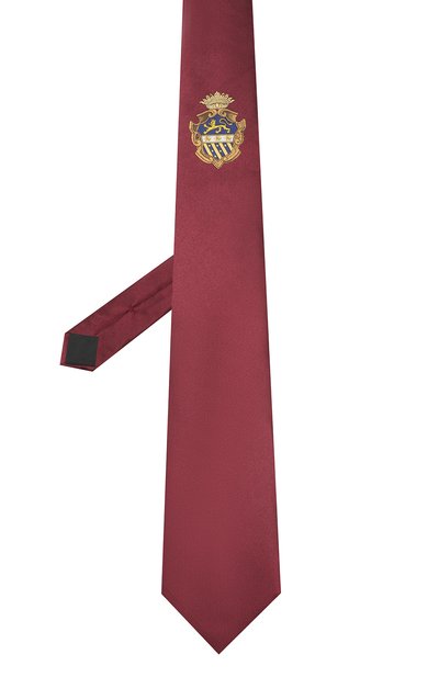 Шелковый галстук DOLCE & GABBANA бордового цвета по цене 23450 руб., арт. GT153E/G0JKW, фото 2 Шелковый галстук DOLCE & GABBANA, арт. GT153E/G0JKW, фото 2