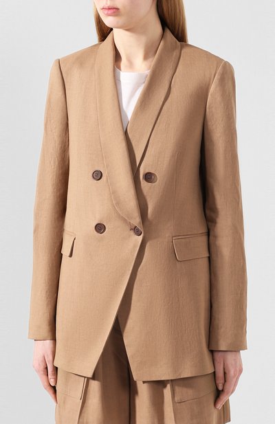Жакет из смеси льна и хлопка BRUNELLO CUCINELLI, арт. MF5918946, фото 3