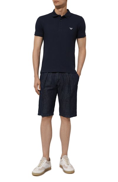 Хлопковое поло EMPORIO ARMANI, арт. 211804/4R461, фото 2