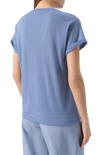 Пуловер из кашемира и шелка BRUNELLO CUCINELLI, арт. M41810000, фото 4