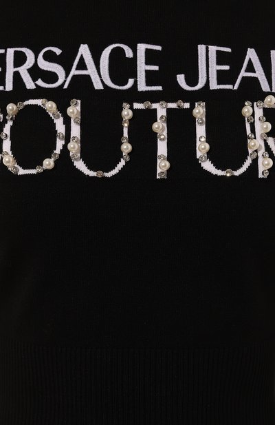 Хлопковый пуловер VERSACE JEANS COUTURE, арт. 77HA0M26/CMF16, фото 5