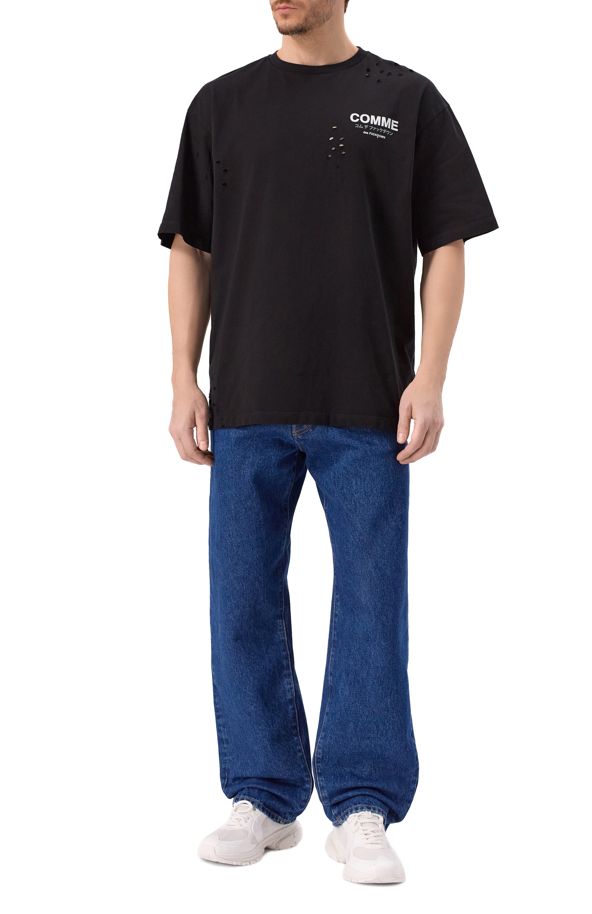 Хлопковая футболка COMME DES FUCKDOWN, арт. CFABM01532, фото 2