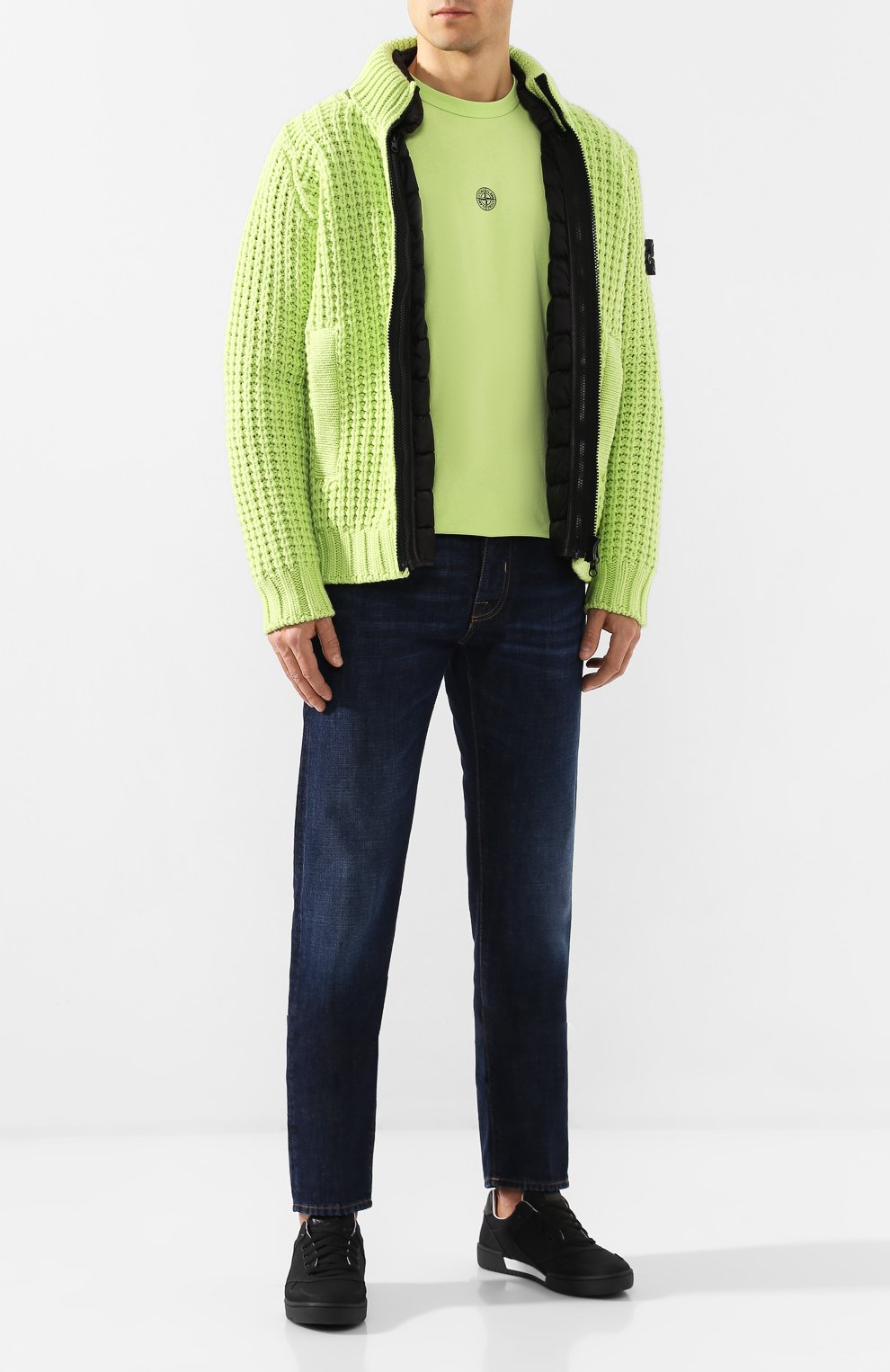 Хлопковый лонгслив STONE ISLAND, арт. 711523484, фото 2