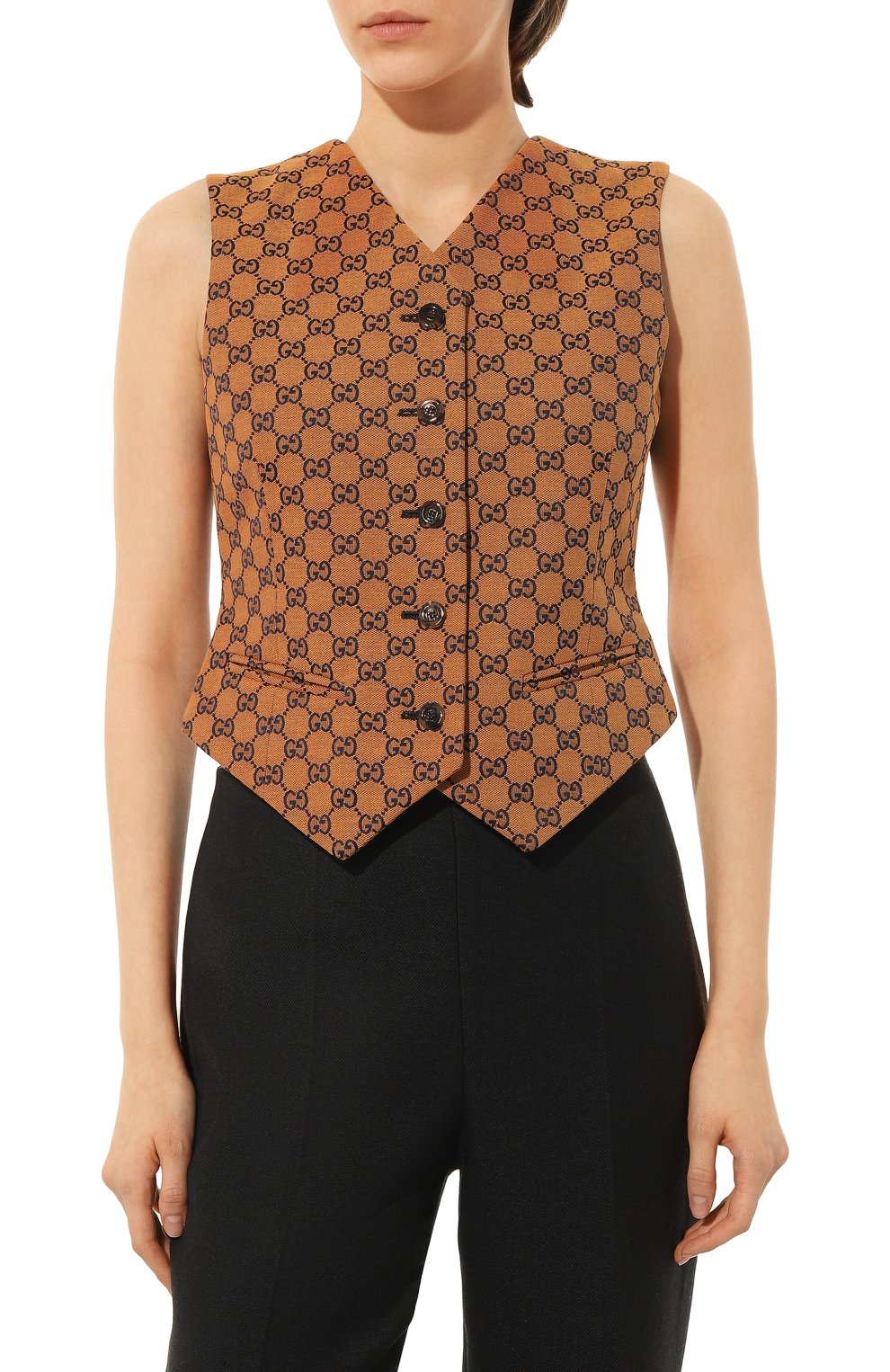 Хлопковый жилет GUCCI, арт. 663822 ZAF4S, фото 3