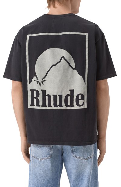 Хлопковая футболка RHUDE, арт. RHPS25TT03012, фото 4