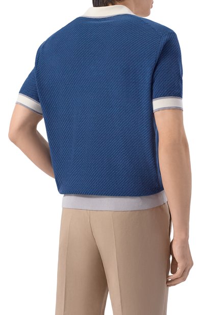 Поло изо льна и хлопка BRIONI, арт. UMR200/PDK22, фото 4