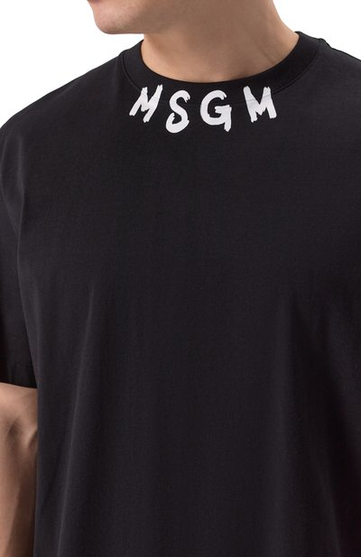 Хлопковая футболка MSGM, арт. 3840MM102/257002, фото 5