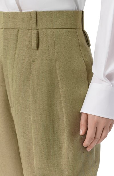 Брюки из шерсти и льна BOTTEGA VENETA, арт. 853568/V6DL0, фото 5