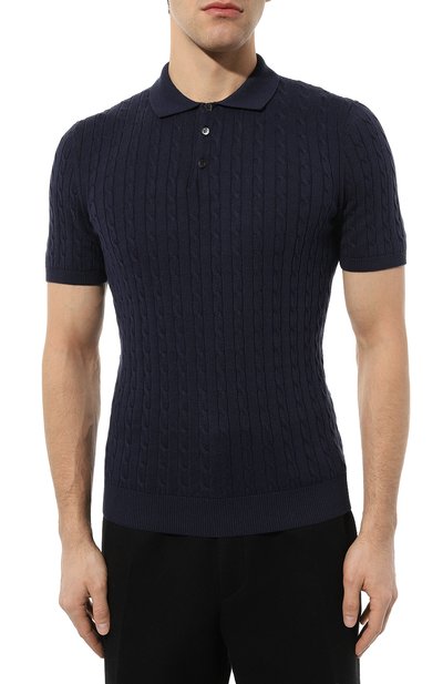 Поло из хлопка и кашемира CORNELIANI, арт. 93M577-9325162, фото 3