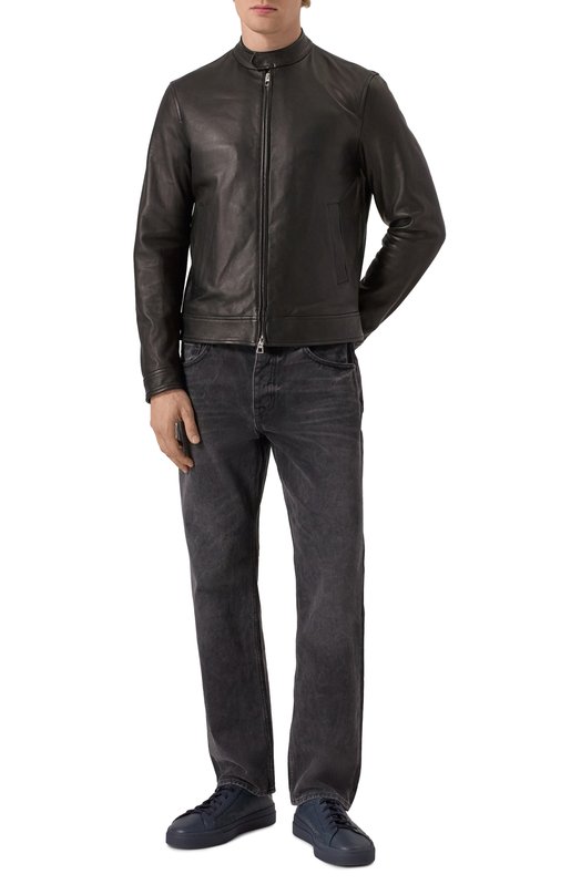 Кожаная куртка Jacob Cohen 25E P/JUM_H0072 00G D1357 RW Чёрный  25E P/JUM_H0072 00G D1357 RW Фото 2