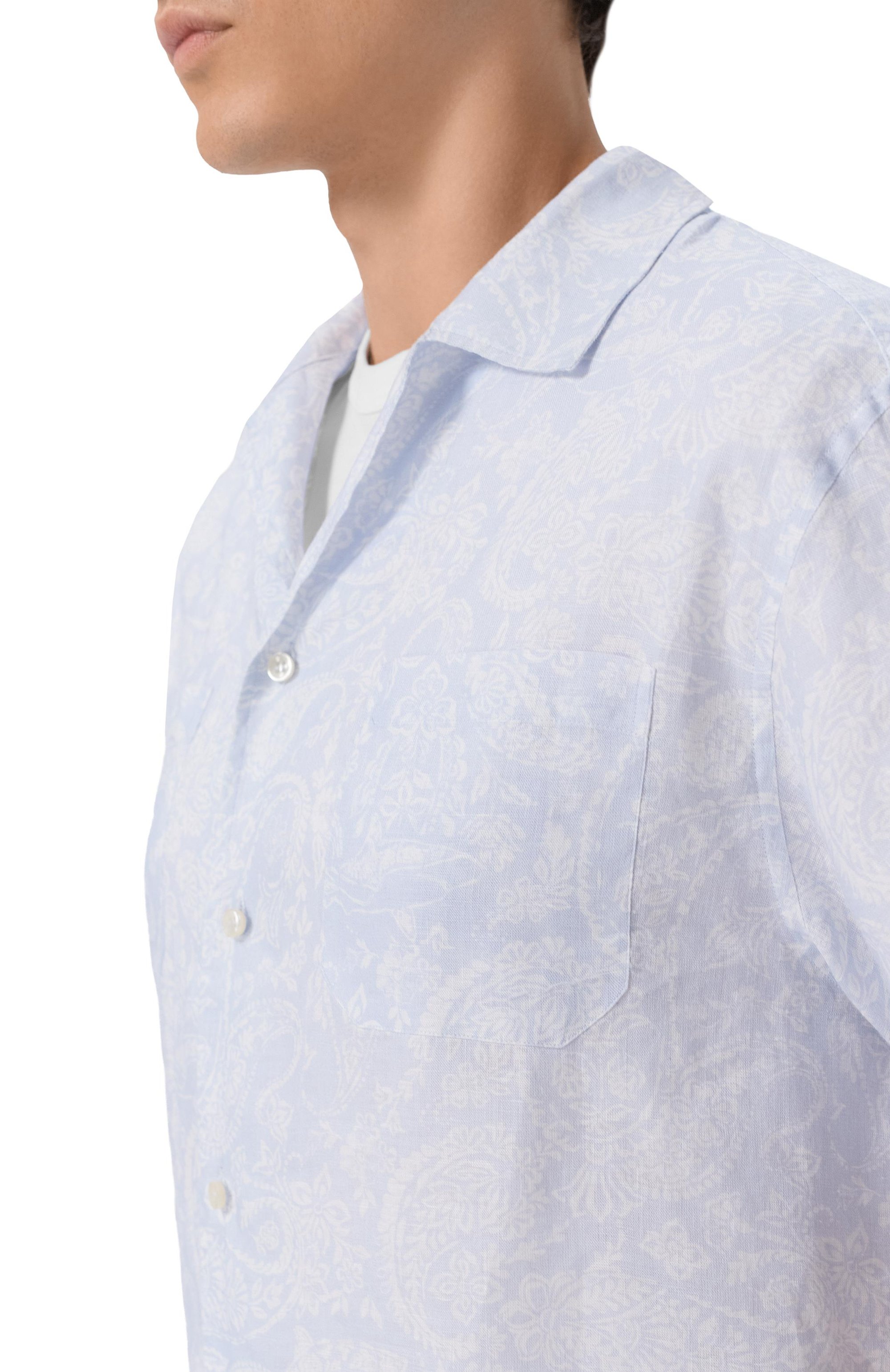 Льняная рубашка PAUL&SHARK, арт. 26413177_001, фото 5