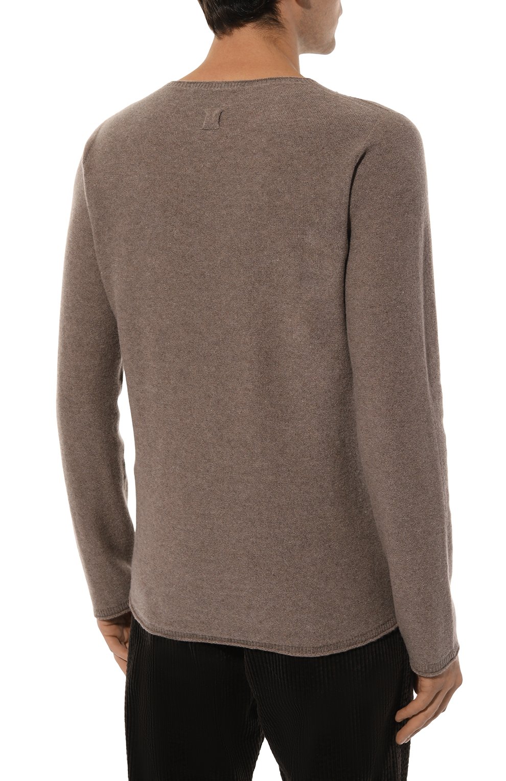 Джемпер из шерсти и кашемира HANNES ROETHER коричневого цвета по цене 33600 руб., арт. W0D10KA.1013/111219, фото 4 Джемпер из шерсти и кашемира HANNES ROETHER, арт. W0D10KA.1013/111219, фото 4