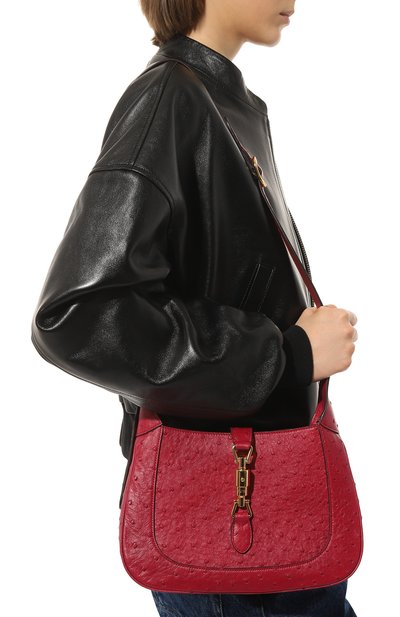 Сумка jackie 1961 small из кожи страуса GUCCI, арт. 636709 EY00G, фото 2