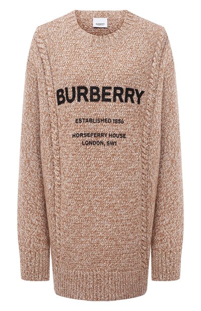 Женский свитер из шерсти и хлопка BURBERRY, арт. 8042432