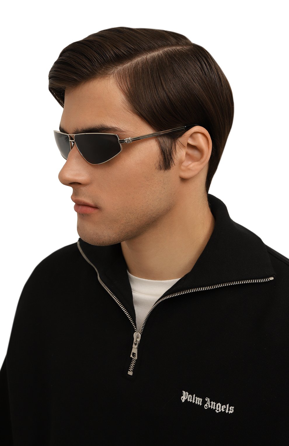Солнцезащитные очки PALM ANGELS черного цвета по цене 43550 руб., арт. PERI059/7207, фото 2 Солнцезащитные очки PALM ANGELS, арт. PERI059/7207, фото 2
