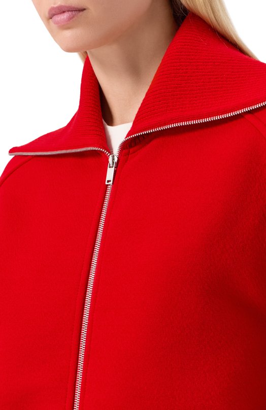 Шерстяной бомбер Jil Sander J02BN0223/J20318 Красный  J02BN0223/J20318 Фото 5