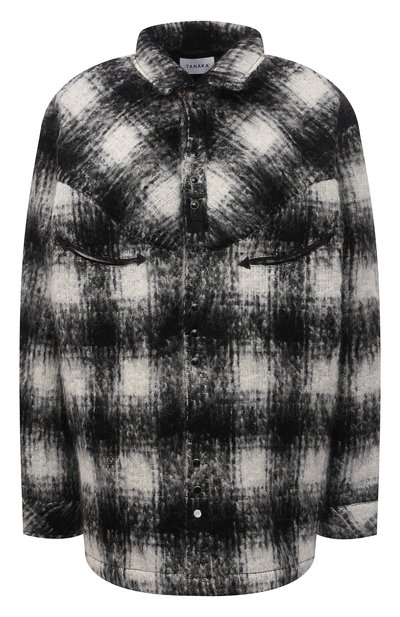 Женская рубашка TANAKA, арт. ST-94/BLACK SHAGGY PLAID