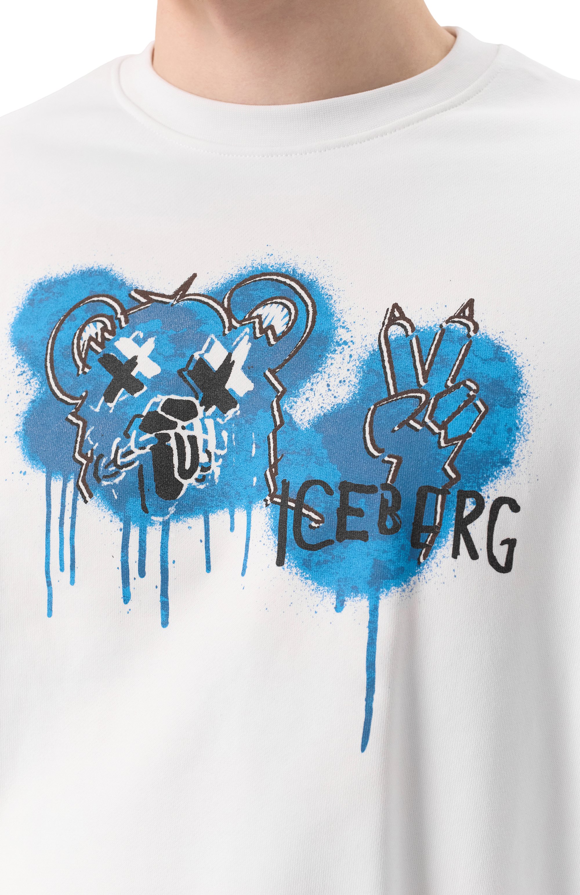 Хлопковый свитшот ICEBERG, арт. E032/6341, фото 5