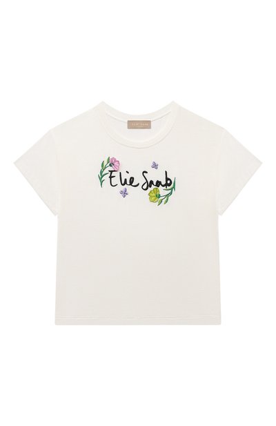 Футболка из вискозы ELIE SAAB JUNIOR, арт. EFTS004 TS0378/10A-14A