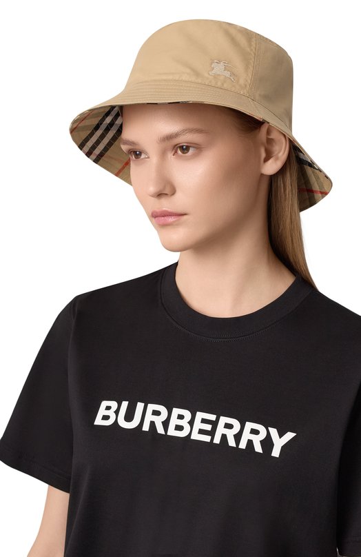 Двусторонняя панама Burberry 8107012 Бежевый  8107012 Фото 2