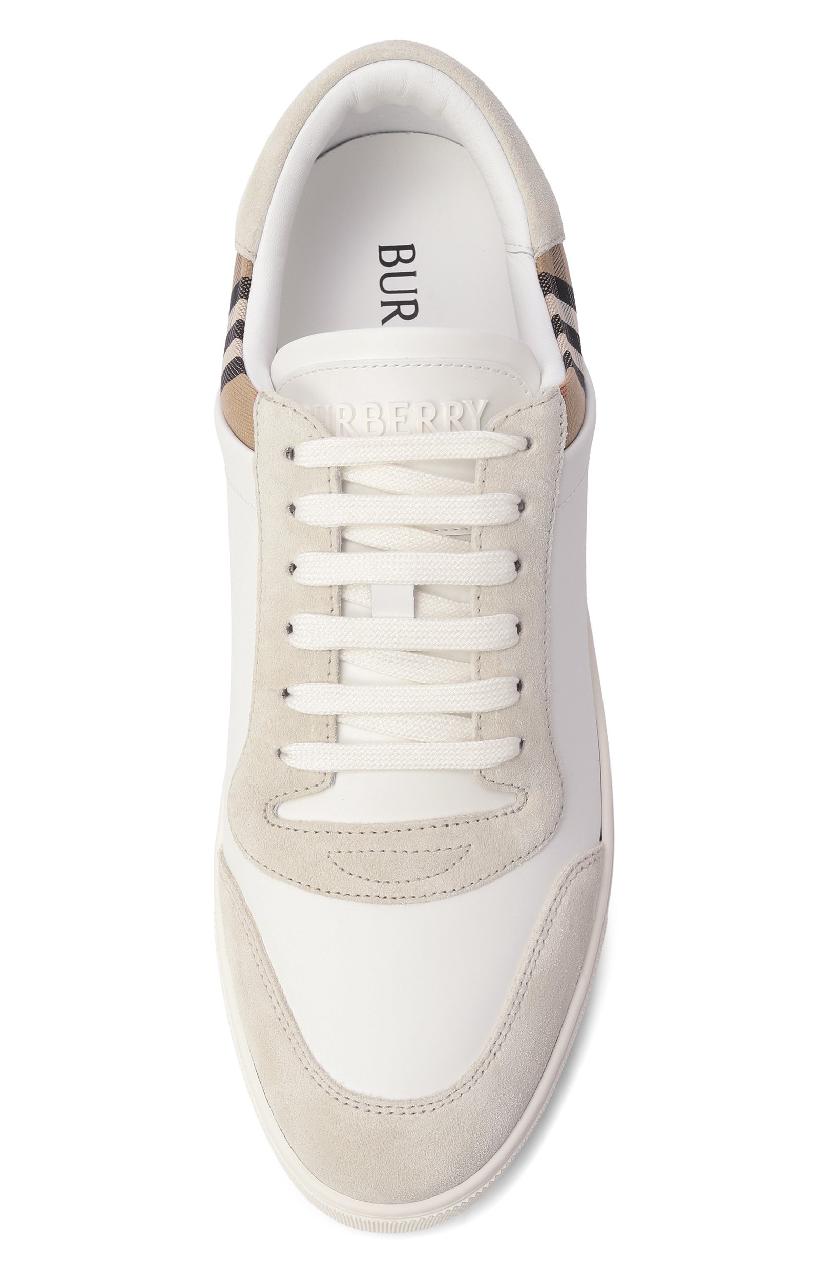 Комбинированные кеды BURBERRY, арт. 8069089, фото 5