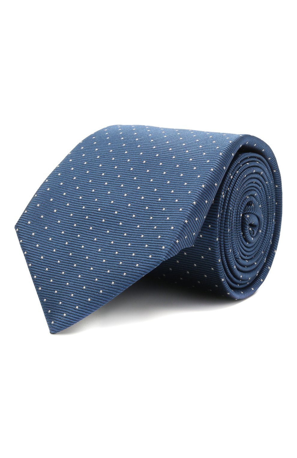 Шелковый галстук ZILLI синего цвета по цене 28800 руб., арт. 50000/TIE, фото 1 Шелковый галстук ZILLI, арт. 50000/TIE, фото 1