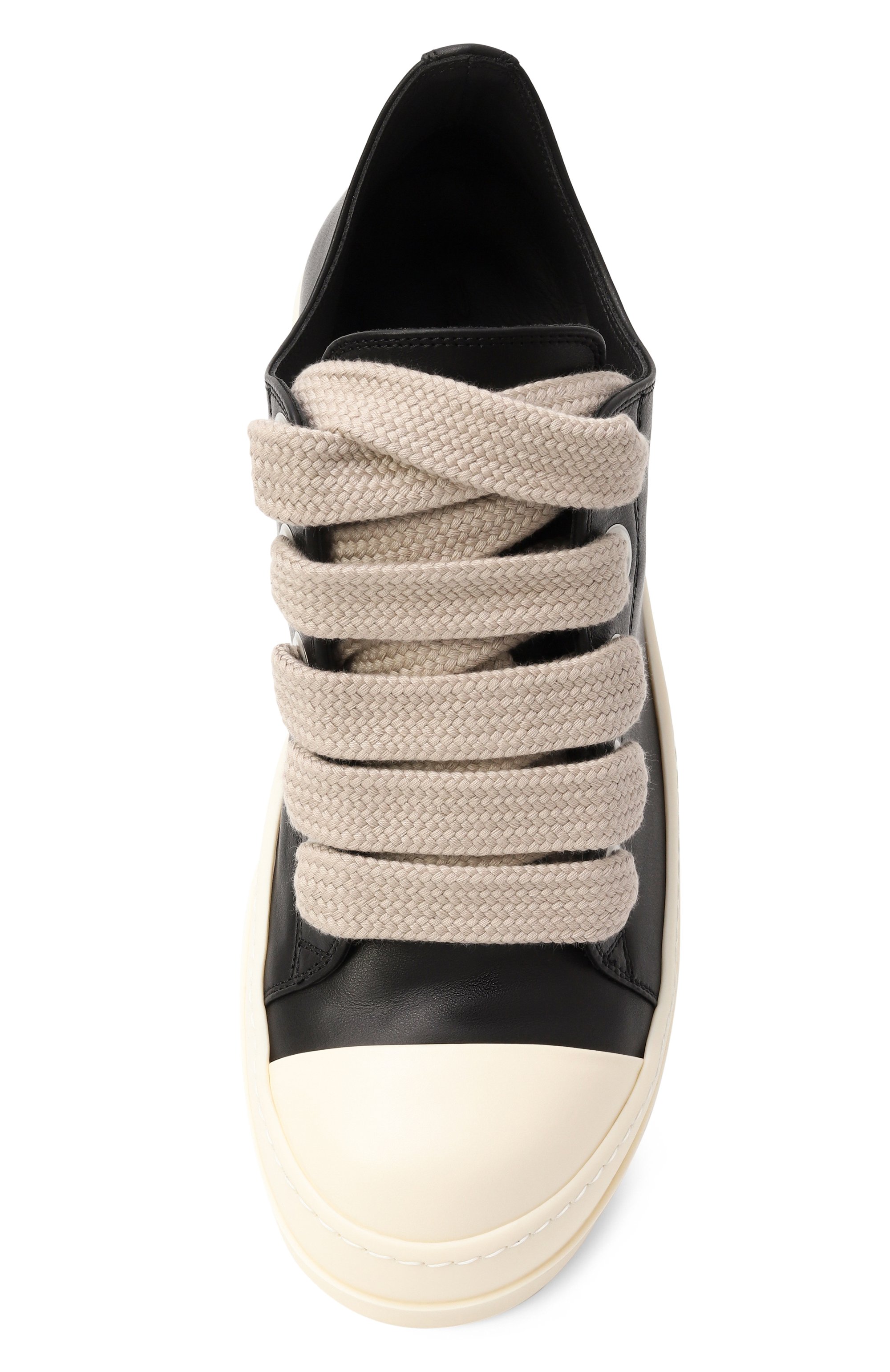 Кожаные кеды jumbolace RICK OWENS, арт. RU02E1893/LC0W2, фото 6