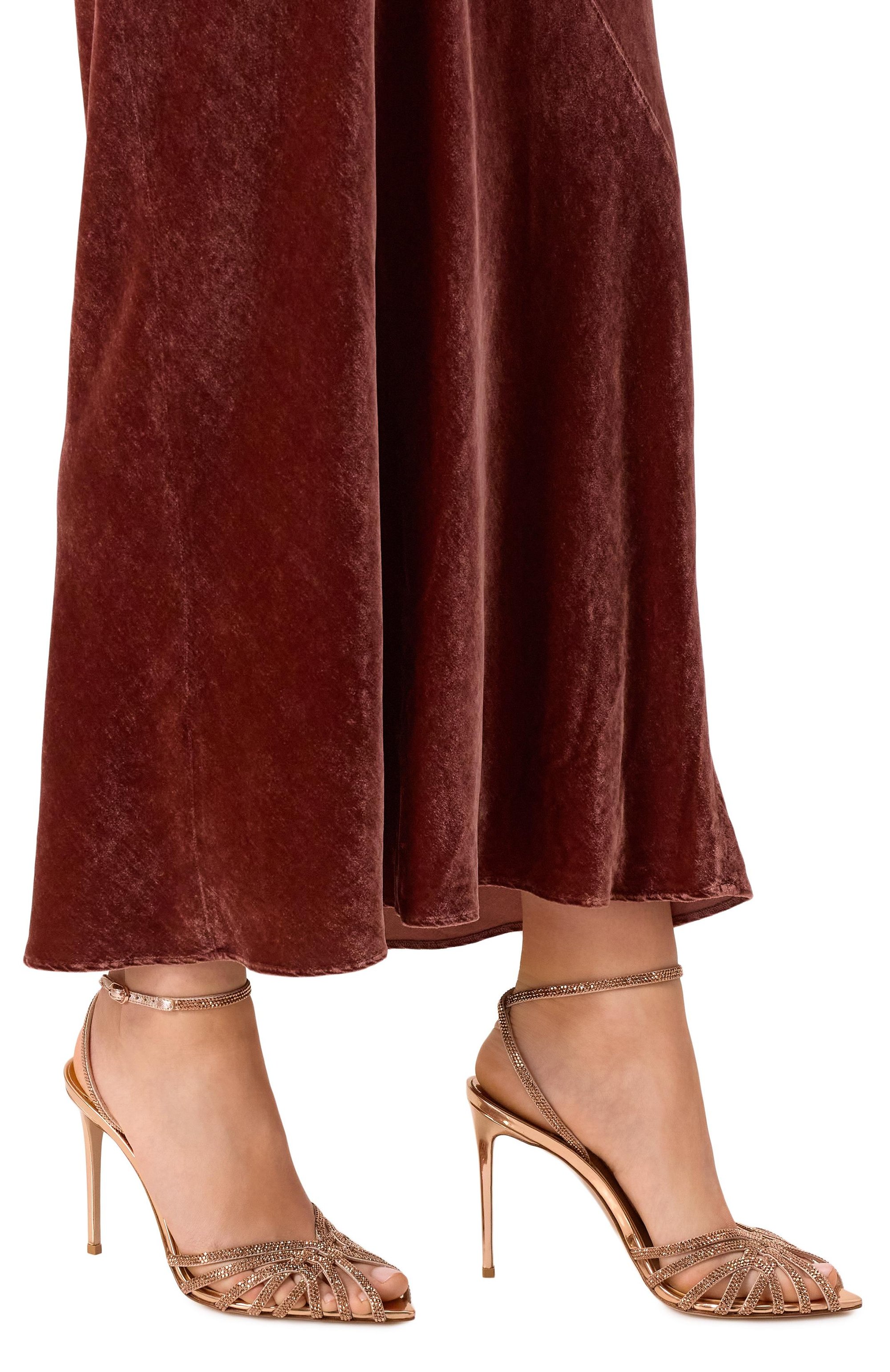 Комбинированные босоножки embrace 110 LE SILLA золотого цвета по цене 119000 руб., арт. 2310Y100RCPPMRA, фото 3 Комбинированные босоножки embrace 110 LE SILLA, арт. 2310Y100RCPPMRA, фото 3