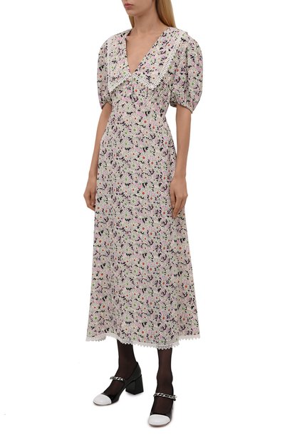 Платье из вискозы MIU MIU, арт. MF4364-1ZP6-F0BDK, фото 3