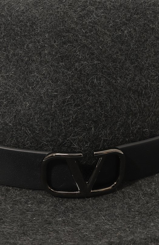 Фетровая шляпа VLogo Signature Valentino 5W2HAA26/HGH Серый  5W2HAA26/HGH Фото 4