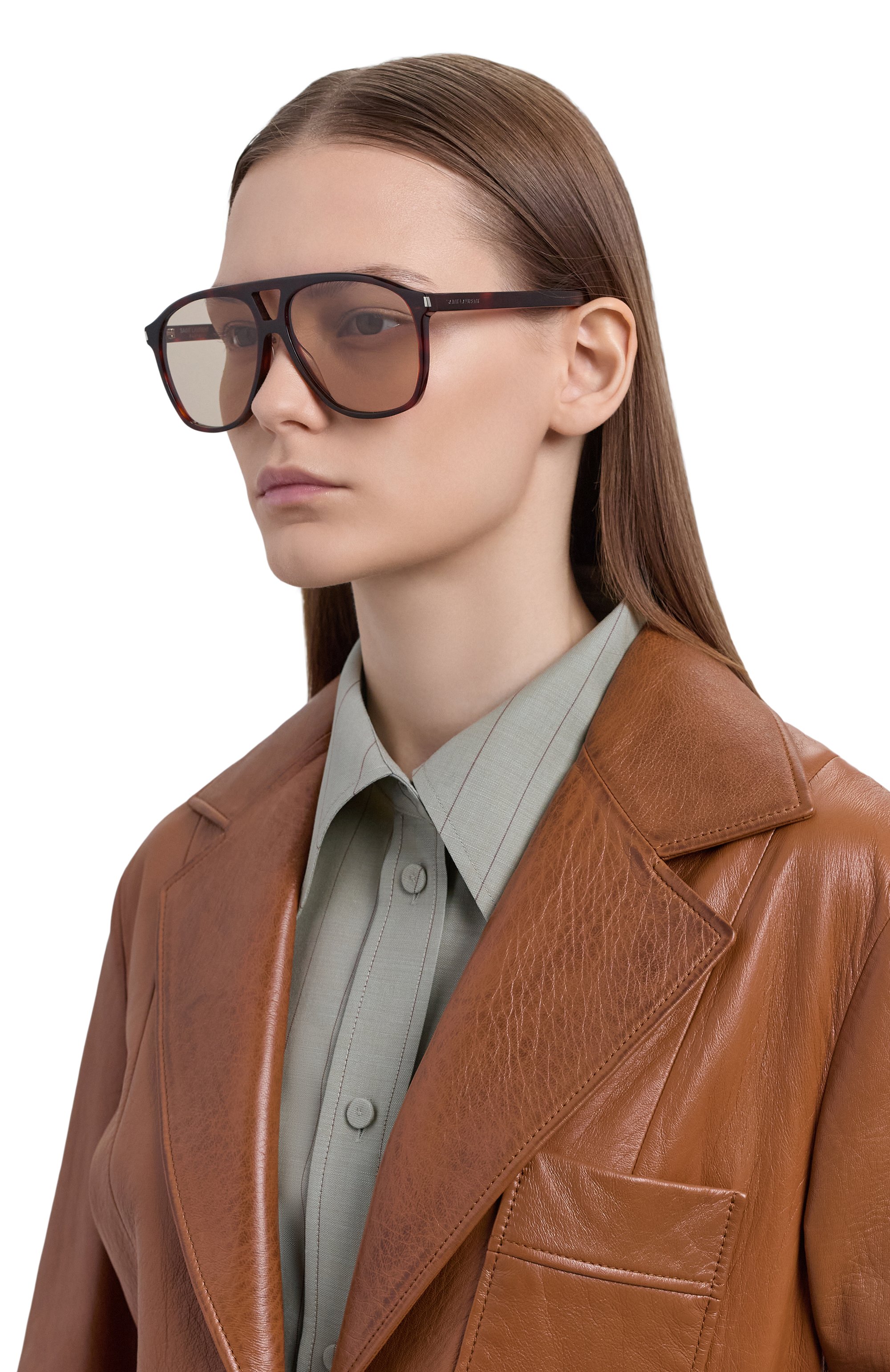 Солнцезащитные очки SAINT LAURENT, арт. SL 596 DUNE 003, фото 3