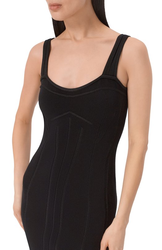 Платье из вискозы AND the brand S26-D057-1203-900 Чёрный  S26-D057-1203-900 Фото 4