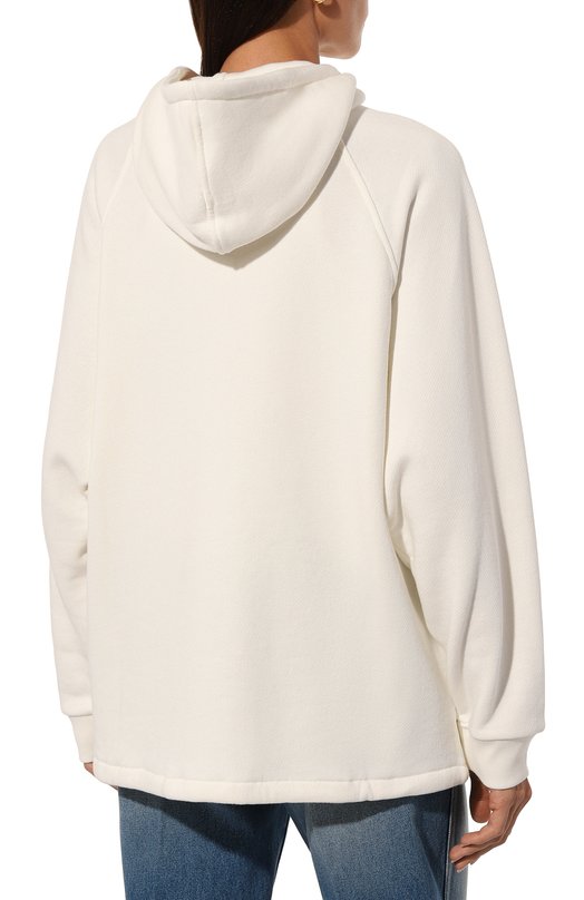 Хлопковое худи Gucci 644656/XJC3W Кремовый  644656/XJC3W Фото 4
